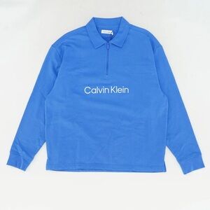 Calvin Klein Royal Blue Half-Zip Sweater